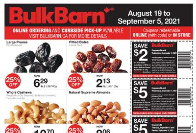 Bulk Barn Flyer August 19 to September 5