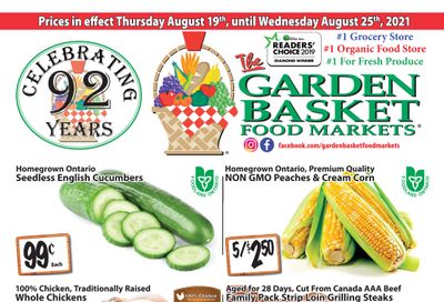 The Garden Basket Flyer August 19 to 25