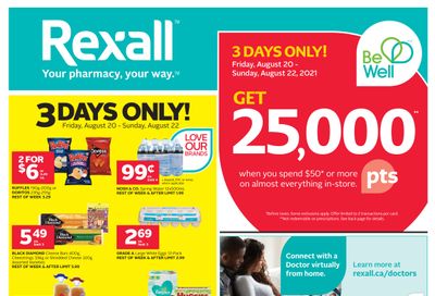 Rexall (West) Flyer August 20 to 26