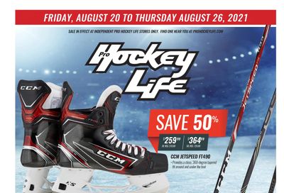 Pro Hockey Flyer August 20 to 26