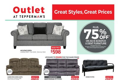 Outlet at Tepperman's Flyer August 20 to 26