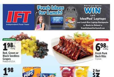 IFT Independent Food Town Flyer August 20 to 26