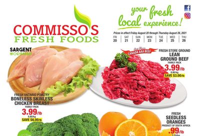 Commisso's Fresh Foods Flyer August 20 to 26