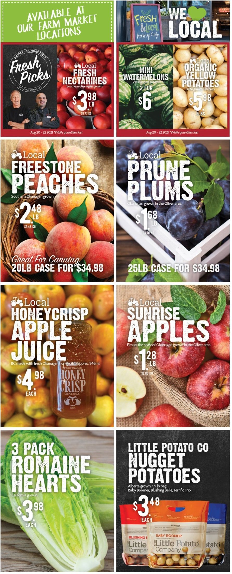 Meridian Farm Market Flyer August 19 to 25