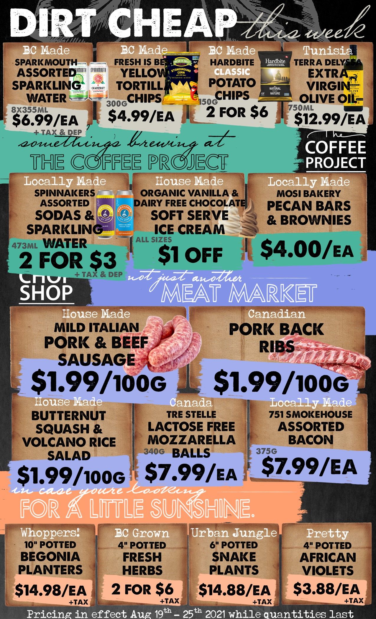 The Root Cellar Flyer August 19 to 25