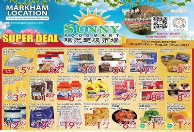 Sunny Foodmart (Markham) Flyer August 20 to 26