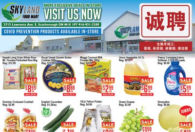 Skyland Food Mart Flyer August 20 to 26