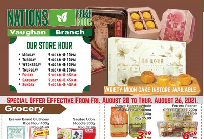Nations Fresh Foods (Vaughan) Flyer August 20 to 26