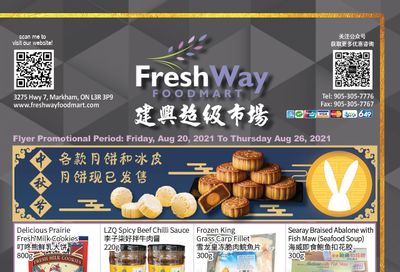 FreshWay Foodmart Flyer August 20 to 26