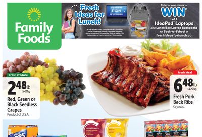 Family Foods Flyer August 20 to 26