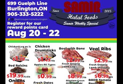 Samir Supermarket Flyer August 20 to 22