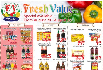 Fresh Value Flyer August 20 to 26