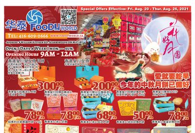 Foody World Flyer August 20 to 26