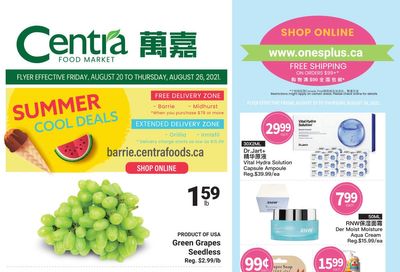 Centra Foods (Barrie) Flyer August 20 to 26