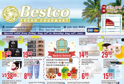 BestCo Food Mart (Scarborough) Flyer August 20 to 26