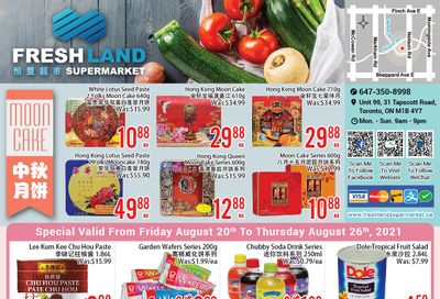 FreshLand Supermarket Flyer August 20 to 26