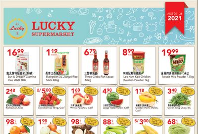 Lucky Supermarket (Calgary) Flyer August 20 to 26