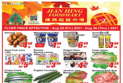 Jian Hing Foodmart (Scarborough) Flyer August 20 to 26