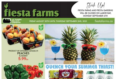 Fiesta Farms Flyer August 20 to September 2
