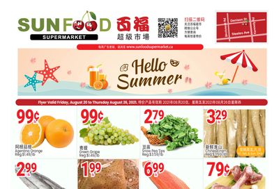 Sunfood Supermarket Flyer August 20 to 26