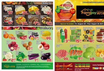 Famijoy Supermarket Flyer August 20 to 26