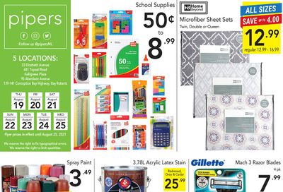 Pipers Superstore Flyer August 19 to 25