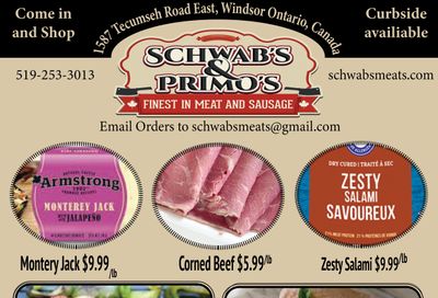 Schwab's & Primo's Flyer August 24 to 29