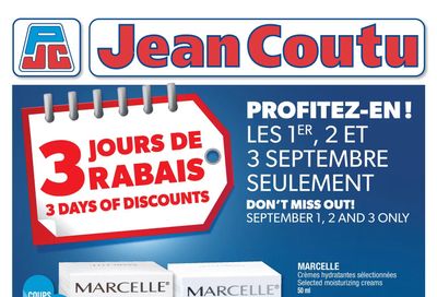 Jean Coutu (QC) Flyer August 26 to September 1