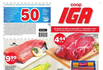 Coop IGA Flyer August 26 to September 1