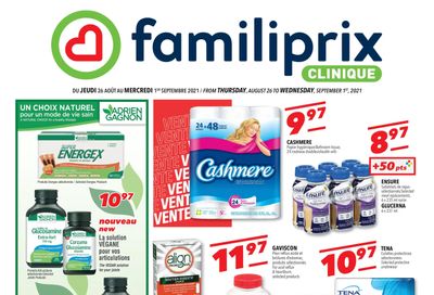 Familiprix Clinique Flyer August 26 to September 1