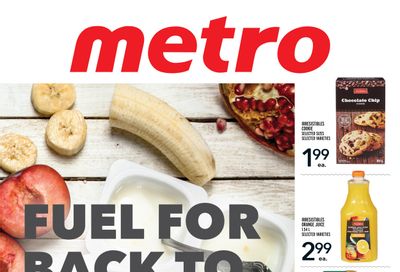 Metro (ON) Fuel for Back to School Flyer August 26 to September 22