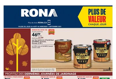 Rona (QC) Flyer August 26 to September 1