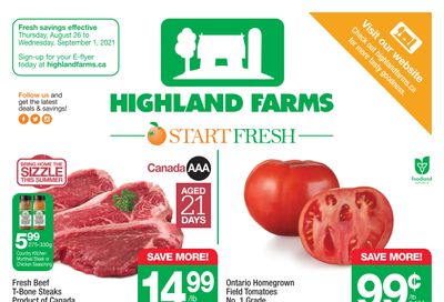 Highland Farms Flyer August 26 to September 1
