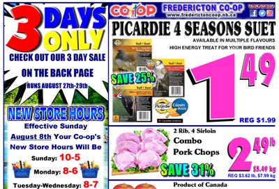 Fredericton Co-op Flyer August 26 to September 1