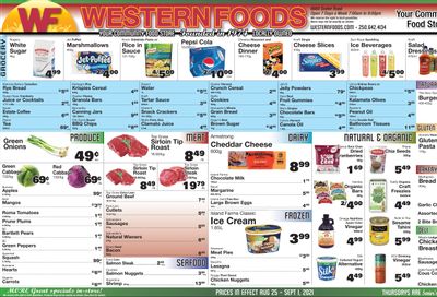 Western Foods Flyer August 25 to September 1