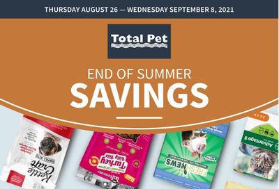 Total Pet Flyer August 26 to September 8