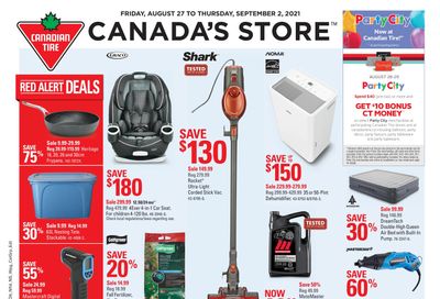 Canadian Tire (West) Flyer August 27 to September 2