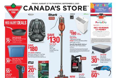 Canadian Tire (Atlantic) Flyer August 27 to September 2