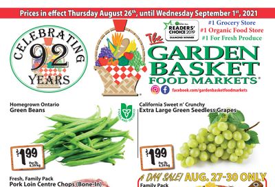 The Garden Basket Flyer August 26 to September 1