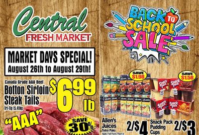 Central Fresh Market Flyer August 26 to September 2