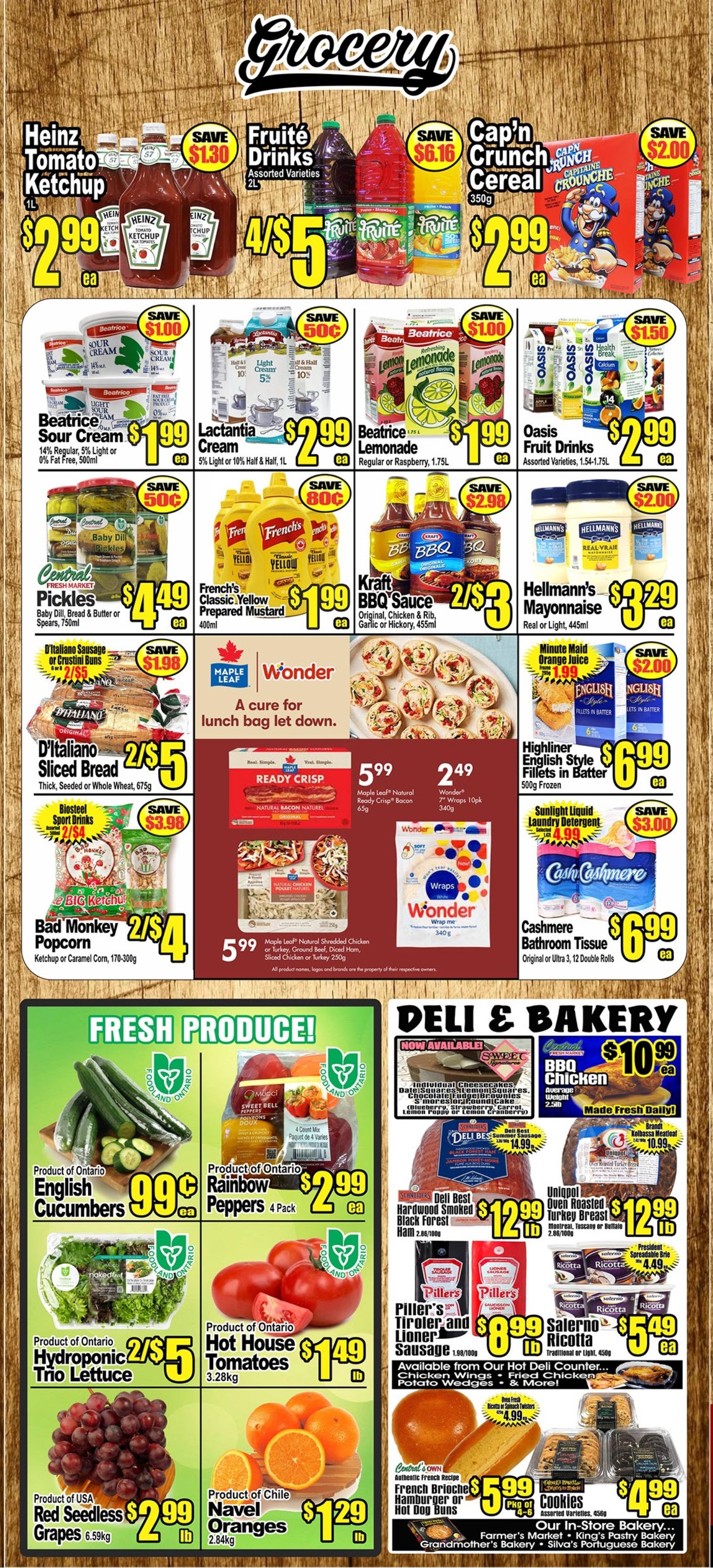Central Fresh Market Flyer August 26 to September 2