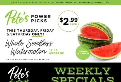 Pete's Fine Foods Flyer August 26 to September 1