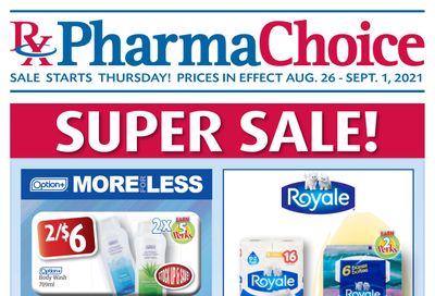 PharmaChoice (BC, AB, SK & MB) Flyer August 26 to September 1