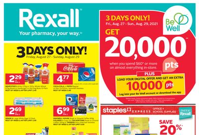 Rexall (West) Flyer August 27 to September 2