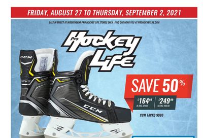 Pro Hockey Flyer August 27 to September 2