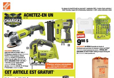 Home Depot (QC) Flyer August 26 to September 1