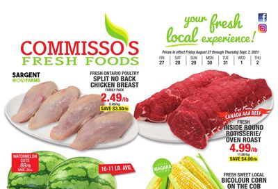 Commisso's Fresh Foods Flyer August 27 to September 2