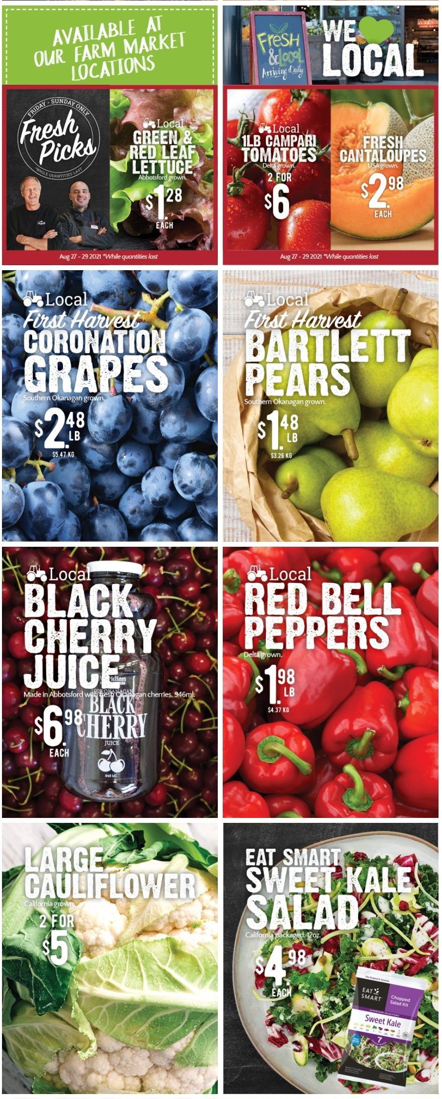 Meridian Farm Market Flyer August 26 to September 1