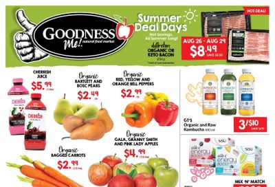 Goodness Me Flyer August 26 to September 8