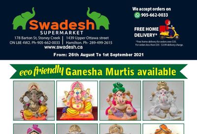 Swadesh Supermarket Flyer August 26 to September 1